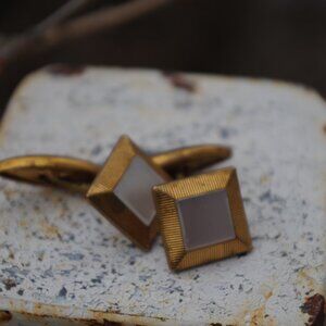 Gold Plated Men's Cufflinks